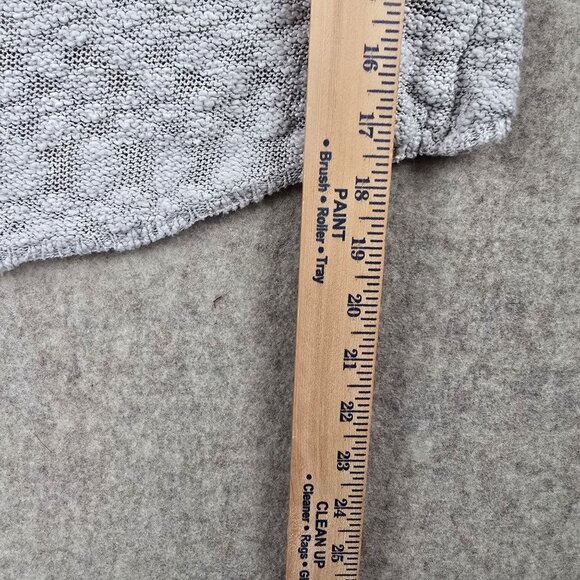 E Hyphen World Gallery Womens Beige Textured Knit Top Acrylic & Cotton Blend - Picture 6 of 7